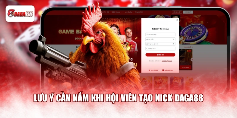 Lưu ý cần nắm khi hội viên tạo nick tại nhà cái
