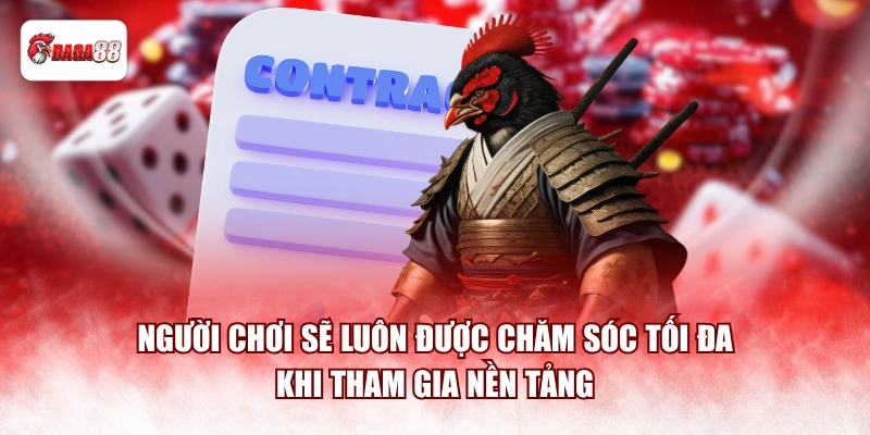 Người chơi sẽ luôn được chăm sóc tối đa khi tham gia nền tảng